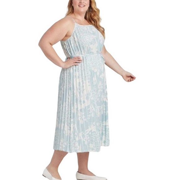 Ava and Viv Plus Sized Pleated Dress 2X  (303) - Picture 1 of 6